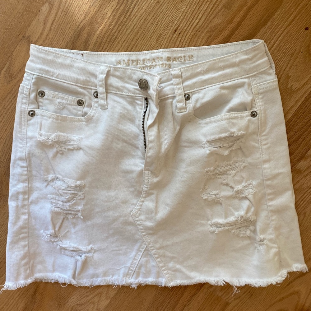 White skirt